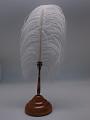 Feather pen 22-022-11-FDL-Single +  Pen rest 11-025-11-Wood